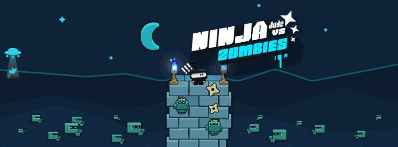 Ninja Dude vs Zombies Game Cover