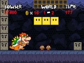 Paper Bowser World Image