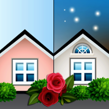 Find 5 Differences in Houses Image