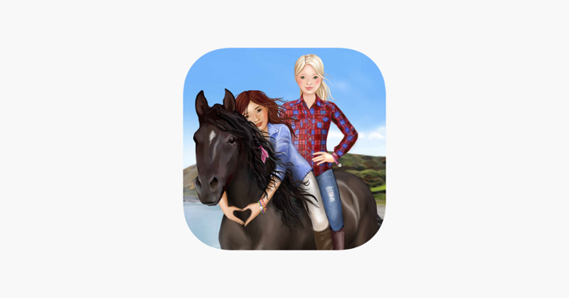 Horse and rider dressing fun Game Cover