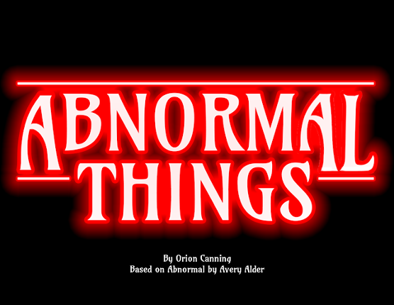 Abnormal Things Game Cover