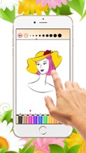 Coloring Book The Hat: Learn to color and draw fashion hats, Free games for children Image