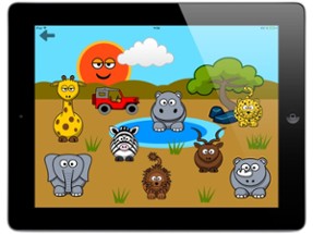 Funny Animals for toddlers: Discover farm animals and the wildlife of savanna, forest and jungle, with lifelike sounds and cute animations Image