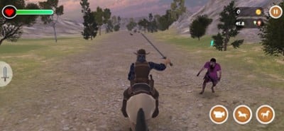 Horse Rider Kills Zombies Image