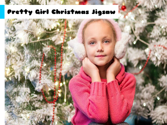 Pretty Girl Christmas Jigsaw Game Cover