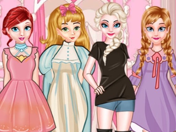 Princess Paper Doll Style Dress Up Game Cover
