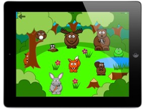 Funny Animals for toddlers: Discover farm animals and the wildlife of savanna, forest and jungle, with lifelike sounds and cute animations Image