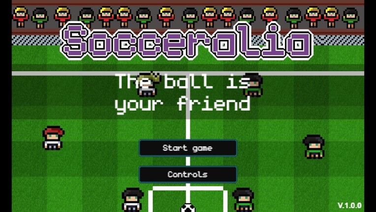GDevelop  - Socceralia - The ball is your friend - GDevelop 5 template Game Cover