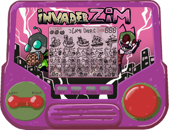 Invader Zim : The Cheap LCD Game Game Cover