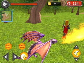 Village Dragon Combat Image