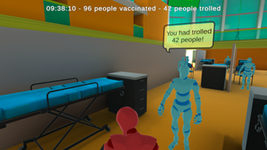 Don't TROLL and be Vaccinated Image