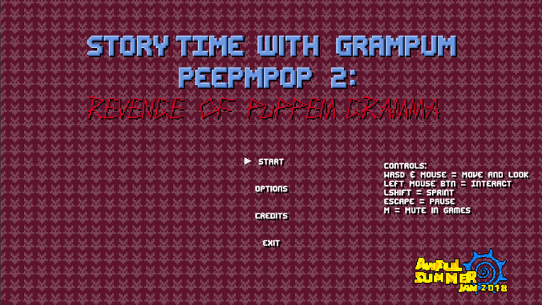 Story Time with Grampum Peepmpop 2: Revenge of Puppem Gramma Game Cover