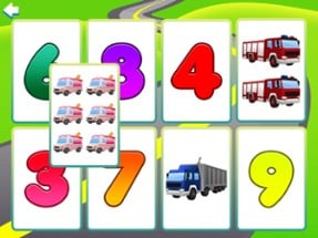 Learn Trucks Diggers Numbers Image