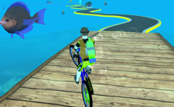 Underwater Cycling Image