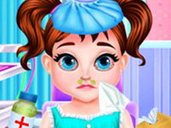 Baby Taylor Bad Cold Treatment - Baby Care Game Cover
