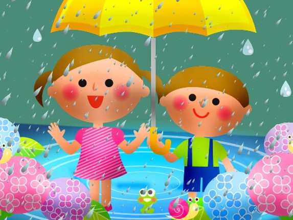 Kids Rainy Day Puzzle Game Cover