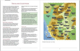 Tales from Dalentown: Trueland Gazetteer for 1st Edition and BX Image