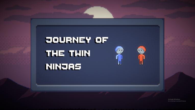 Journey Of The Twin Ninjas Game Cover