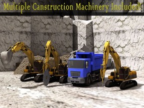 Mega Construction Mountain Drill Crane Operator 3D Game Image