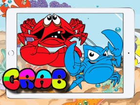 Crab Colour Puzzle Quiz Learning Children Boy Girl Image