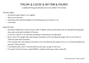 THELMA & LOUISE & WATSON & HOLMES Image