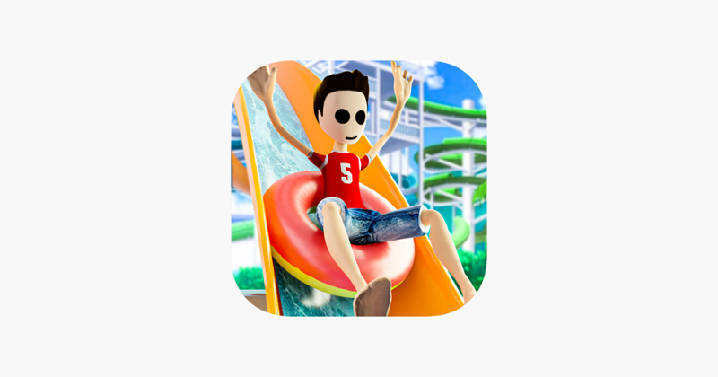 Waterslide Uphill Park 3d Sims Game Cover