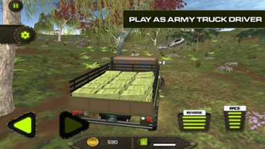 Army Cargo Truck Mission 3D Image