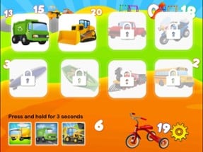 Learn Trucks Diggers Numbers Image