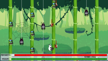 One Button Controlled - Bamboo Climber - Accessible Game Image
