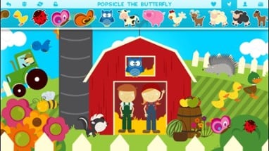 Farm Story Maker Activity Game for Kids and Toddlers Free Image