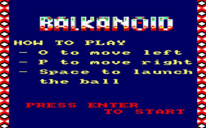 Balkanoid Game Cover