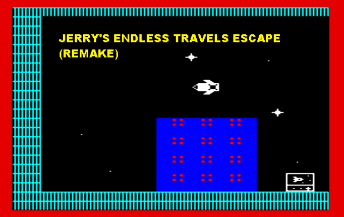 Jerry's endless travels Escape (Remake) (ZX Spectrum) Game Cover