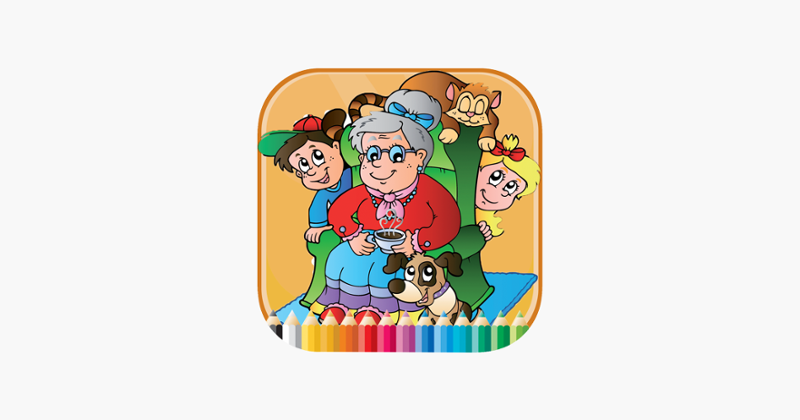 Family Coloring Book - Activities for Kids Game Cover