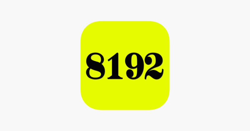 8192 -The Bigger Brother of 2048, Free Puzzle Game Game Cover