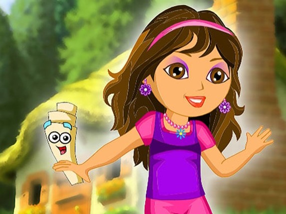 Dora in the garden Game Cover
