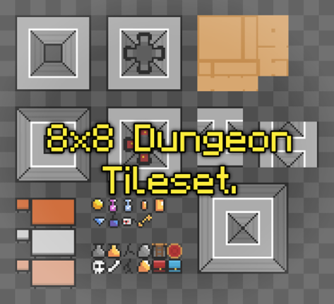 8x8 Dungeon Tileset by FuminoStudios Game Cover