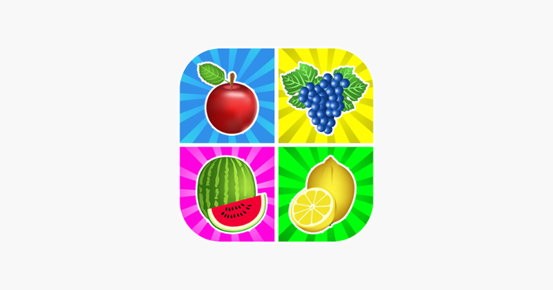 Matching Pairs Fruits-Flashcard Game For Toddlers Game Cover