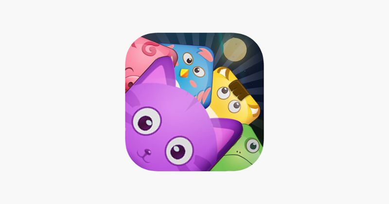 Pet Pop Escape - Free funny matching puzzle game with cute animal star emoji Game Cover