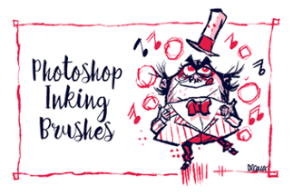 Photoshop Inking Brushes Image