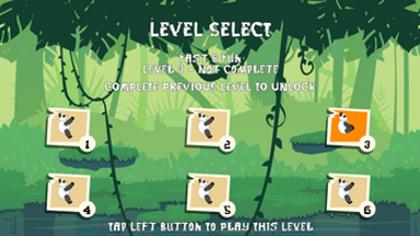 One Button Controlled - Bamboo Climber - Accessible Game Image
