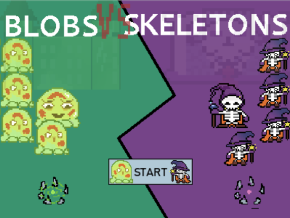 Blobs Vs Skeletons Game Cover