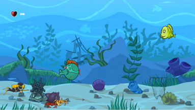 One Button Controlled - Fishing Game - Accessible Game Image