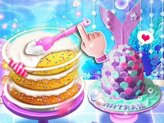 Unicorn Chef Mermaid Cake Game Cover