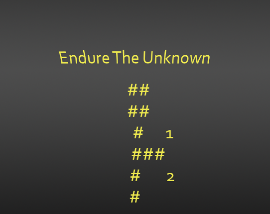 Endure The Unknown Game Cover