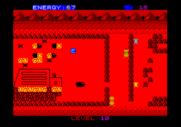 RESCATE EN MARTE (ZX Spectrum) Game Cover