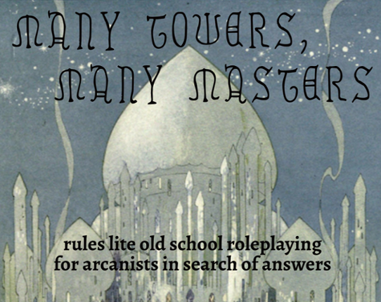 Many Towers, Many Masters Game Cover