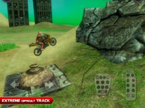 Moto Stunt Up Hill Rider Image
