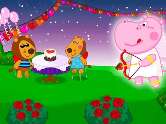 Hippo Valentine Cafe Game Cover