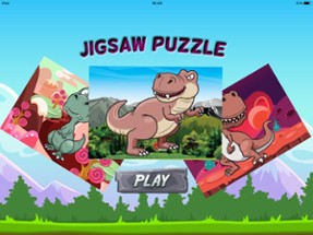 Jigsaw Puzzle Dinosaur Magic Board Fun for Kids Image