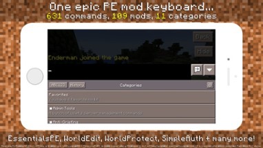 PE Mods - Custom Keyboard for Minecraft Pocket Edition Image